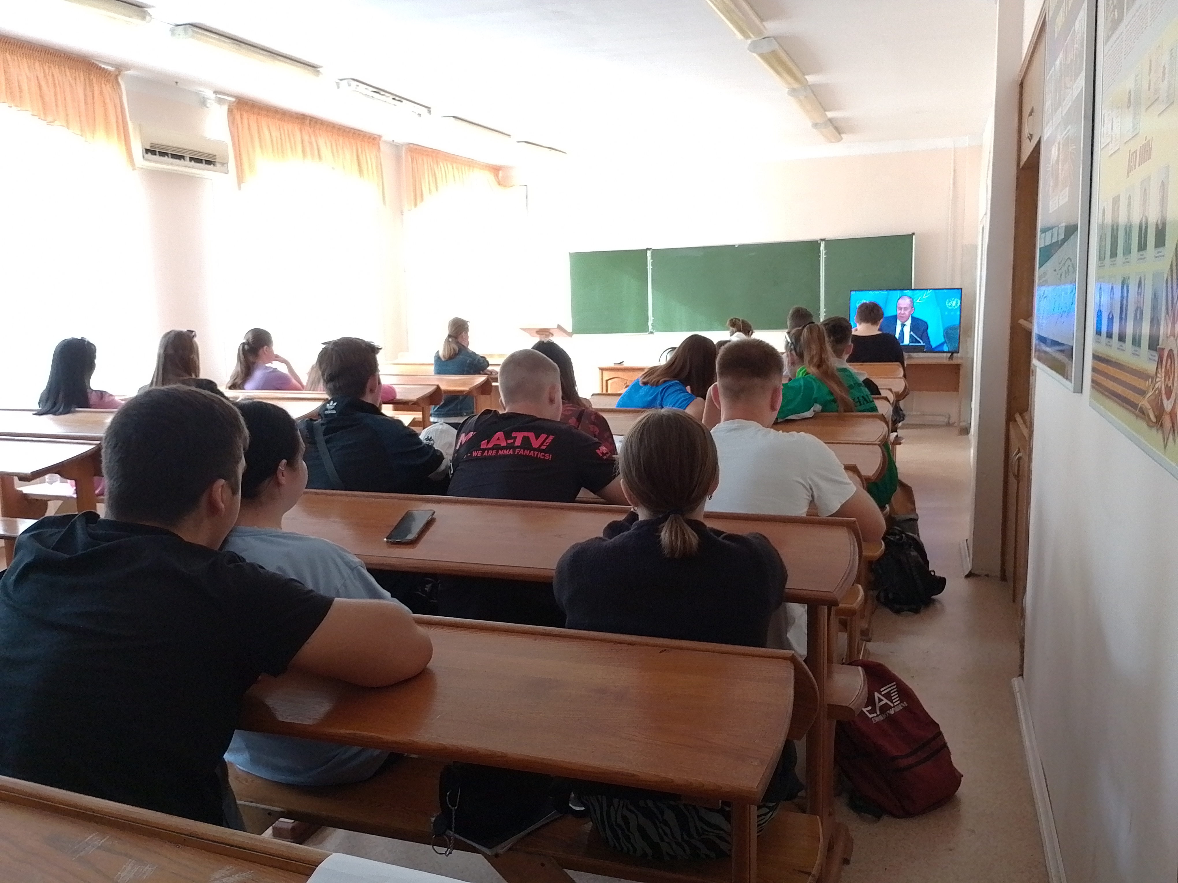 Студентам филиала РГСУ в г.Анапе Краснодарского края проведены занятия о внешней политике Российской Федерации